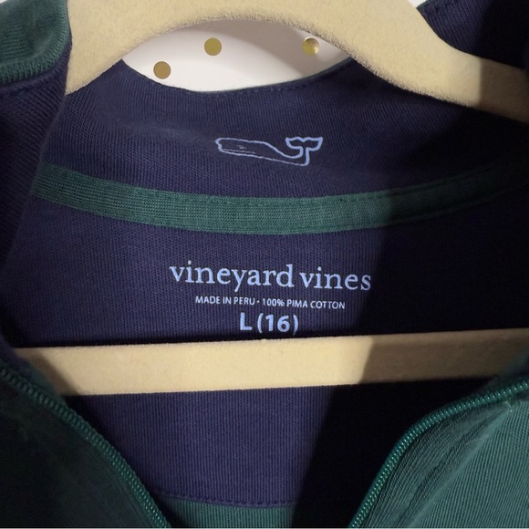 Vineyard vines boy  Green Half-Zip Sweater - Picture 3 of 8